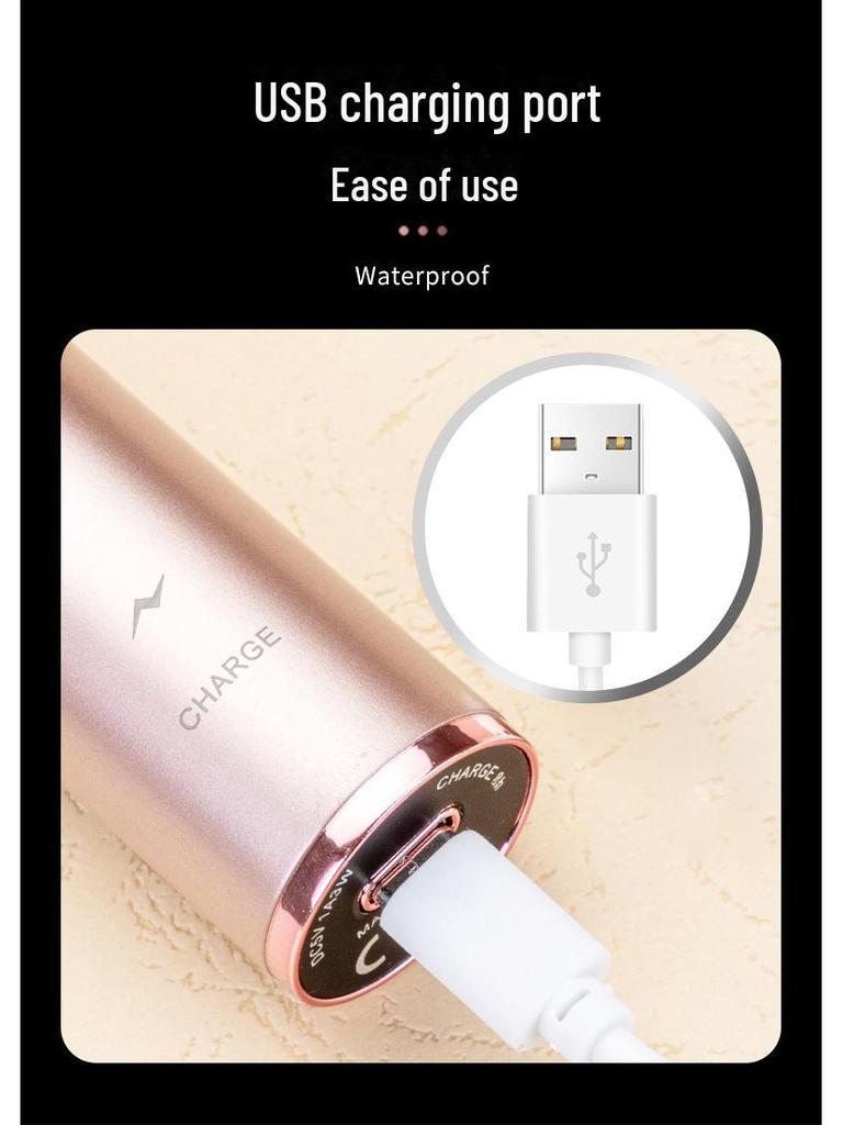 Женская многофункциональная электробритва: Триммер для подмышек, лобка, носа и бровей - бритва 4 в 1