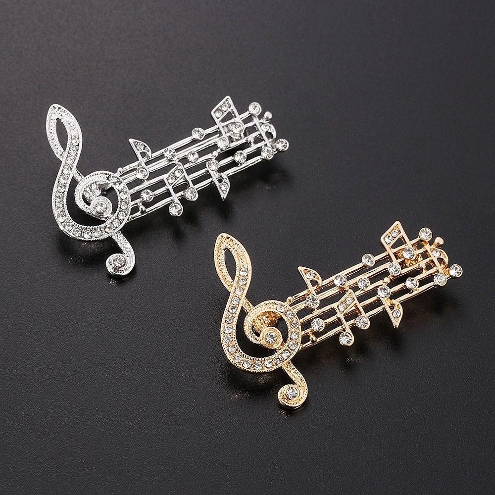 Sense Trombone Sax Korean Style Badge Women Brooch Music Score Brooch Musical Instruments Brooch