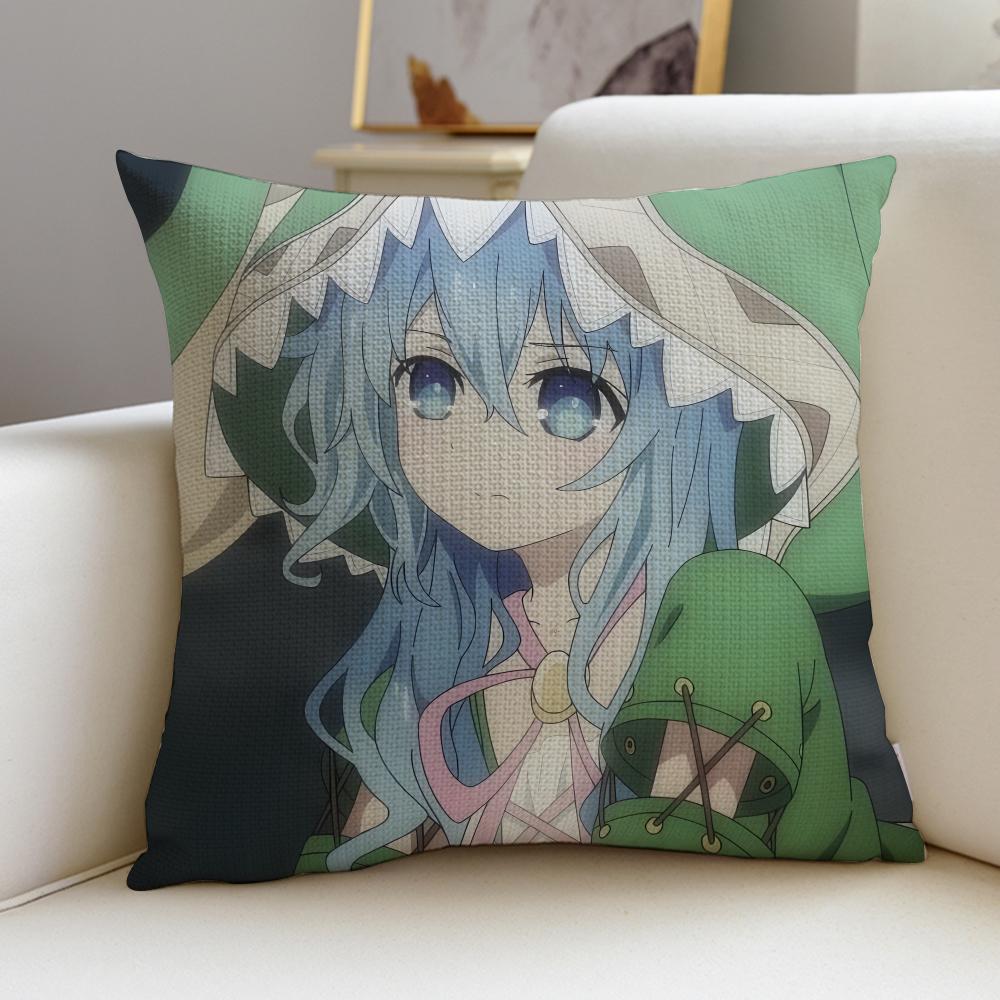 Fantasy DDATE A LIVES Cushion Cover Breathable and skinfriendly linen pillowcase square removable and washable cushion