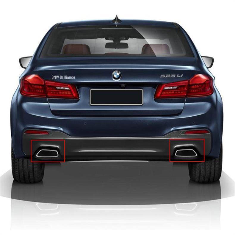 Накладки на глушитель BMW 5 серии G30/G38 Quad Exhaust Tips для 525li/530/540 MP Большой квадратный выход Модификация