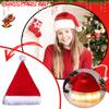 Luminous Christmas Hat Light Up Luminous Hat For Party Headwear Luminous Hat For Adults Kids Gift Performance Decorations Party