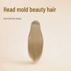 Манекен-голова для плетения и укладки с прямой челкой – Подходит для завивки, окрашивания и идеален для парикмахерской практики и стрижки.