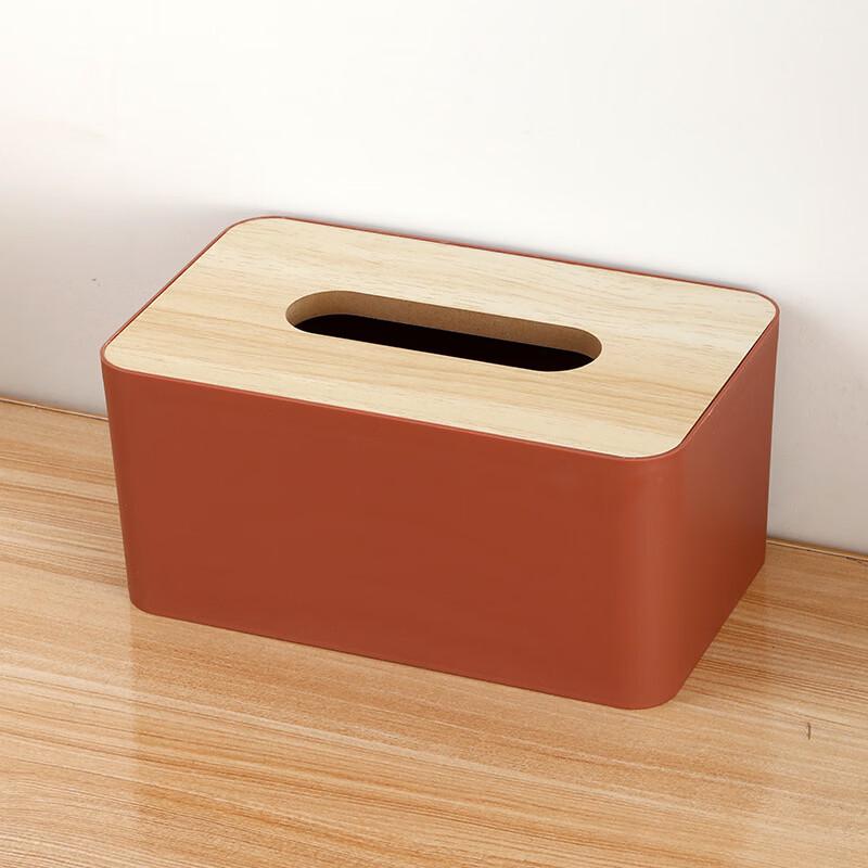 Japanese Style Wooden Lid Tissue Box