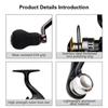 Professional Ultralight 1000~7000 Series 5.2:1 Gear Ratio, 26LB Maximum Drag CNC Metal Spool Spinning Fishing Reel for Freshwater and Saltwater