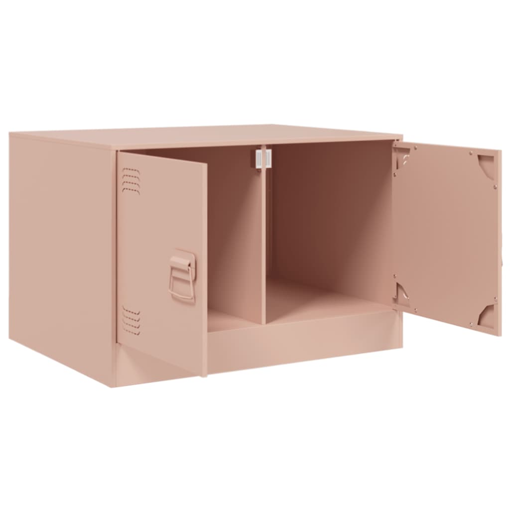 Pink Coffee Table 67 x 50 x 44 cm Steel