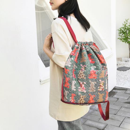 Водонепроницаемый складной рюкзак Yousheng на шнурке, устойчивый к истиранию, прочная универсальная дорожная сумка с несколькими карманами