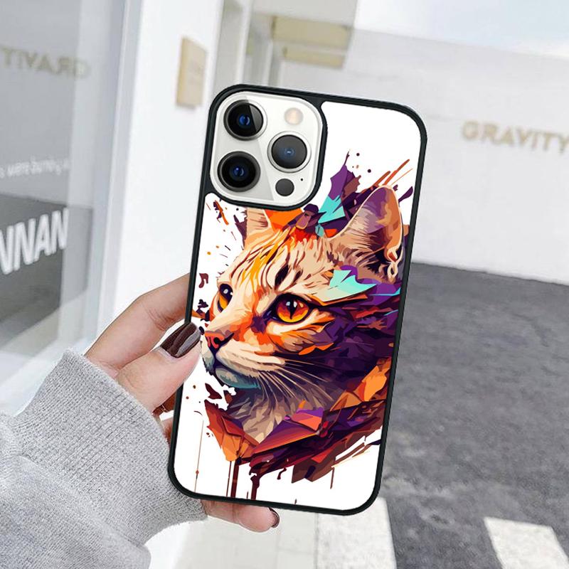 Креативный Милый Домашний Кот Животное Чехол Для Телефона Для iPhone 17 Air 15 16 Чехол 11 13 14 Pro Max 12 Plus Max Fundas