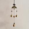1 String of Wind Chimes, Outdoor Accessories, Chinese Alloy Fan Wind Chimes, Ethnic Style Home Decoration, Car Pendants