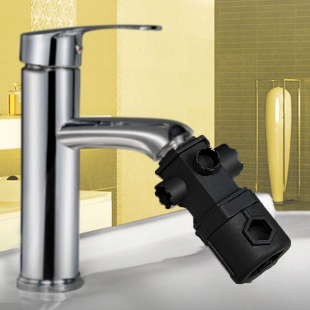 Valve Core Disass Multifunctional Wrench Plastic Wrench Tool Set Portable Faucet Wrench Plumber