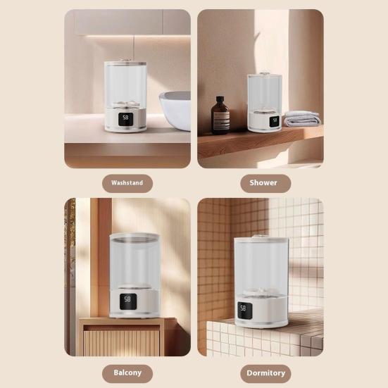 Стиральная машина для нижнего белья Портативная Перезаряжаемая Беспроводная Мини-стиральная машина Большой вместимости Цифровой дисплей Беспроводная стиральная машина