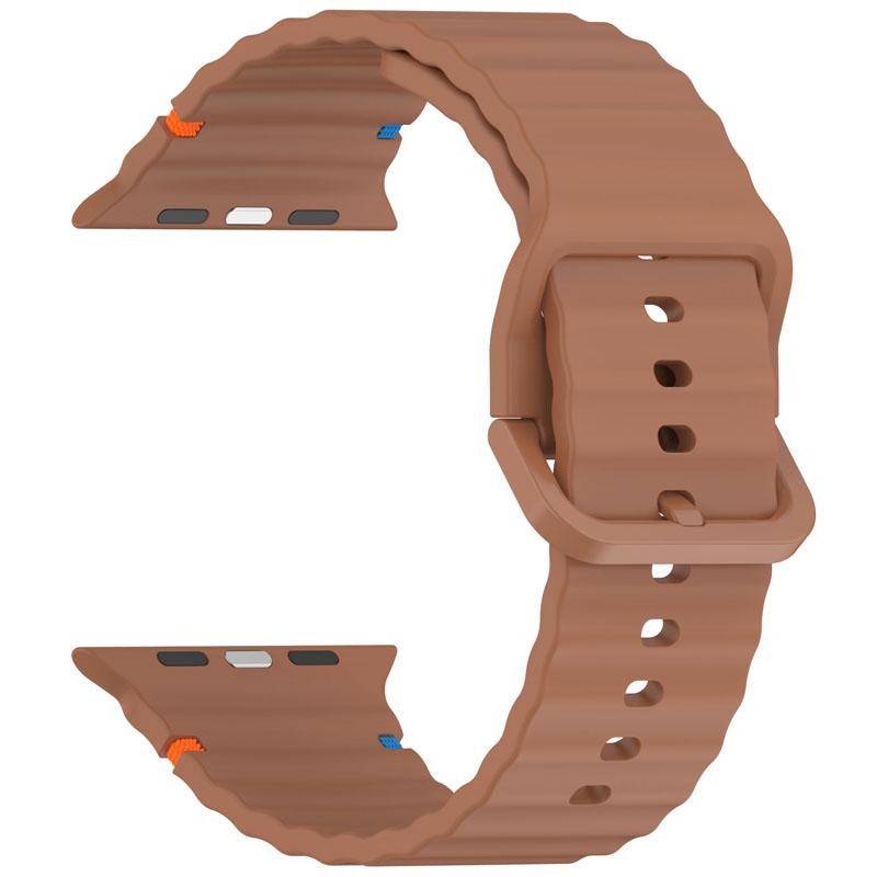 Силиконовый ремешок для Apple Watch Band Series 10 46 мм 42 мм 45 мм 44 мм Ultra 2 49 мм спортивный браслет Correa iWatch 9 8 7 41 мм 38 мм 40 мм