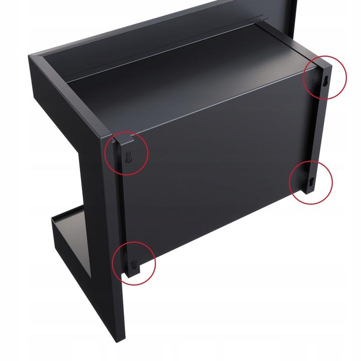 Bioethanol Fireplace 900 TÜV Left-sided with Stones Set