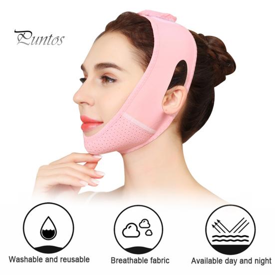 Женский ремешок для подбородка с регулируемой лентой-застежкой, мягкий дышащий редуктор для двойного подбородка, красивая повязка для скульптуры лица