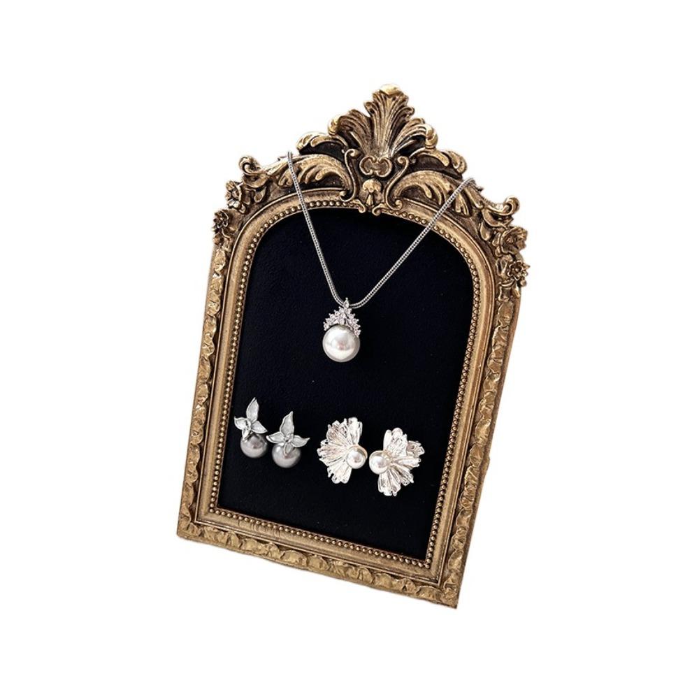 Handmade Jewelry Display Bust Model Flower pattern Desktop Necklace Mannequin Countertop