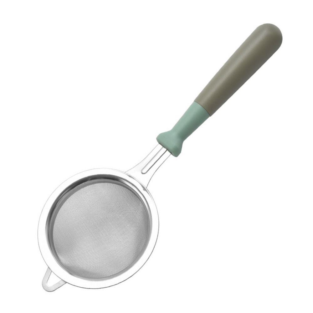 Household Flour Filter Spoon Stainless Steel Skimmer Strainer Flour Sifter  For Flour Milk