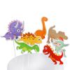Dinosaur Dessert Flag Plugin Set 21pcs Paper Party Supplies For Celebration Events