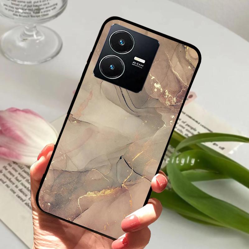 Для Vivo Y22S 2022 Чехол Ударопрочный Мягкий ТПУ Силиконовый Чехол для Телефона Для Vivo Y22 Y 22 V2207 Y22S V2206 Funda Capa Мультяшный Vivoy22