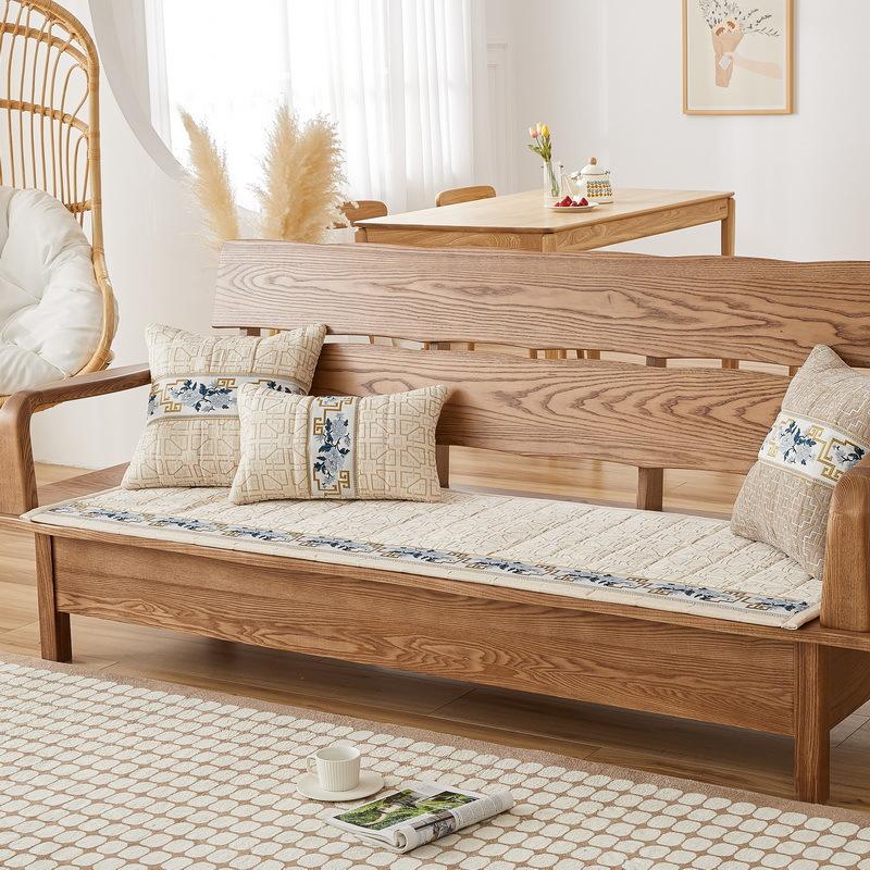 Новые подушки для сидений в китайском стиле, синель, твердая древесина, красное дерево, диванная подушка, противоскользящая ткань, бытовая подушка, утолщенная универсальная подушка для четырех сезонов