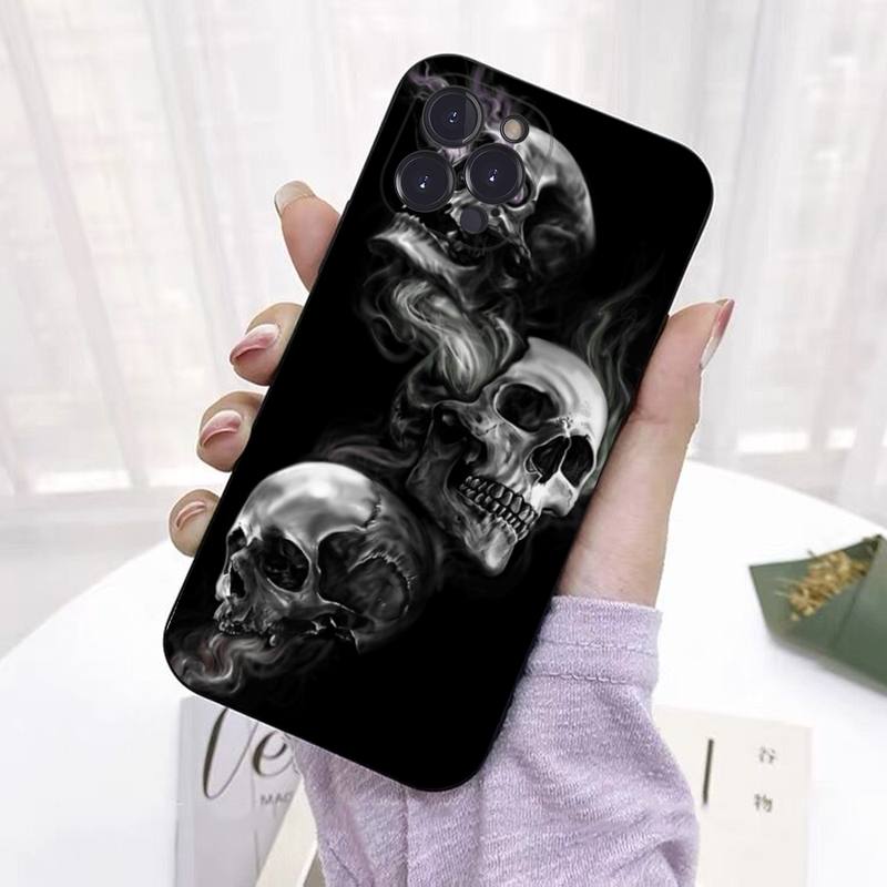 Чехол для телефона Horror Skull, чехол для iPhone, Xiaomi, Mi, Samsung, Galaxy, Redmi Note, AS 11, 12, 13, 14, 15, 22, 23, 24, 5G Pro Plus, Max, Fe Ultra