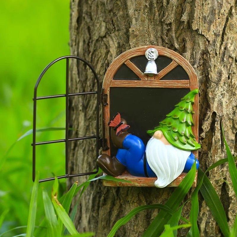 Outdoor Creative Elf Wall Decoration Pendant Decoration Landscaping American Characters Garden Tree Hanging Ornaments Balcony Wall Layout