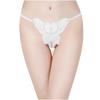 Женские модные прозрачные кружевные сексуальные трусики с бабочкой, однотонные стринги