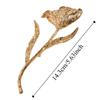 Zinc Zinc Alloy Tulip Brooch Suit Charm Deco Clothing Pin Accessories Flower Bud Brooch  Ladies