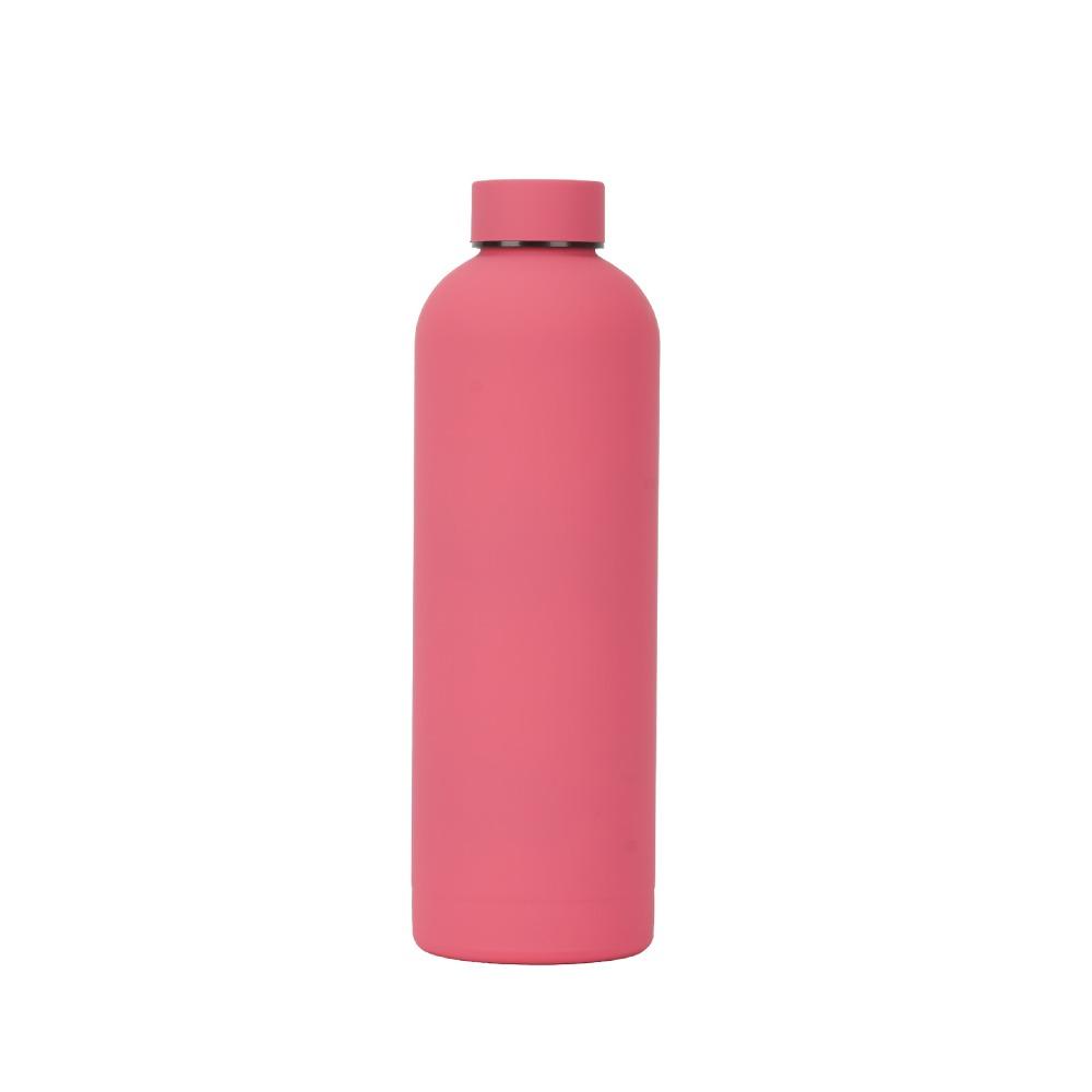 Leak-proof Insulated Water Bottle Stainless Steel Frosted Vacuum Flask Small Mouth Insulated Cup