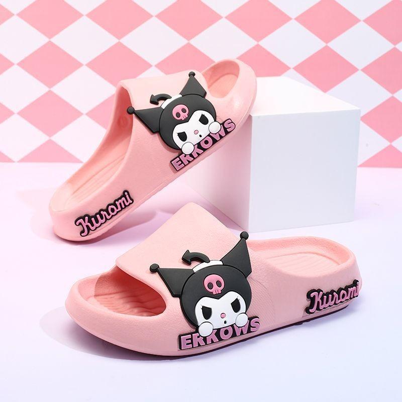 Очаровательные детские тапочки в мультяшном стиле, удобные, нескользящие, мягкие шлепанцы из ЭВА для девочек, разных цветов и размеров, идеально подходят для дома.