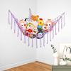 Wall Corner Hanging Storage Net Organizer Woven Triangle Toy Net Creative Mesh Hammock