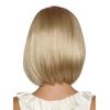 Ladies' Light Gold Fashionable Short Straight Hair Cover