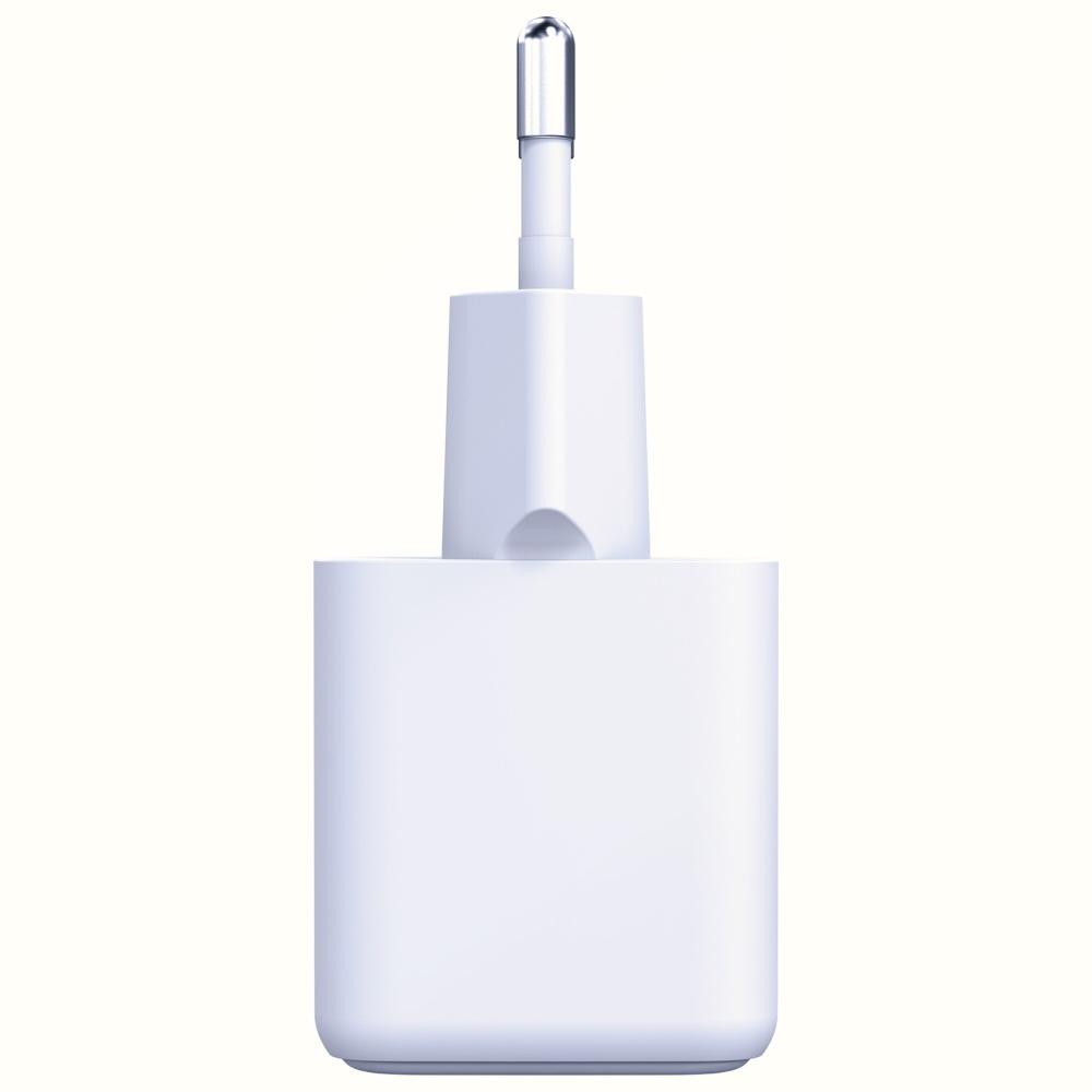 Ładowarka sieciowa 20W 3MK GaN Power Delivery USB-C/USB-A Biała