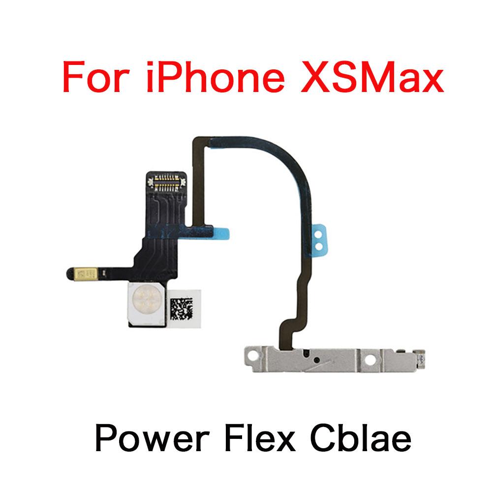 Проблема с микрофоном Решение Для iPhone X XR XS Max Динамик уха Зарядная док-станция Шлейф кнопки питания Замена
