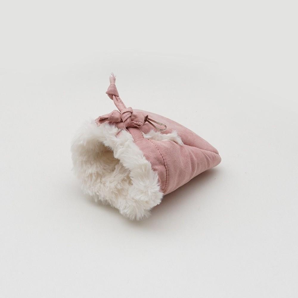 Warm Hamster Sleeping Bag Comfortable Soft Weasel Sleeping Bag Non-slip Windproof Hamster Plush Nest Pet Habitat