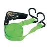 PAOCK Bcross Cargo Ratchet Fluorescent Tie-Down Strap, Type, Green, 5m, NB-5R