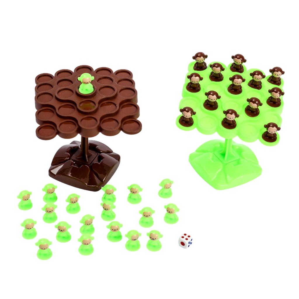 Мультяшная обезьянка, игрушка для тренировки равновесия на дереве, трехмерная игрушка для детей, развивающая мелкую моторику, детская игрушка