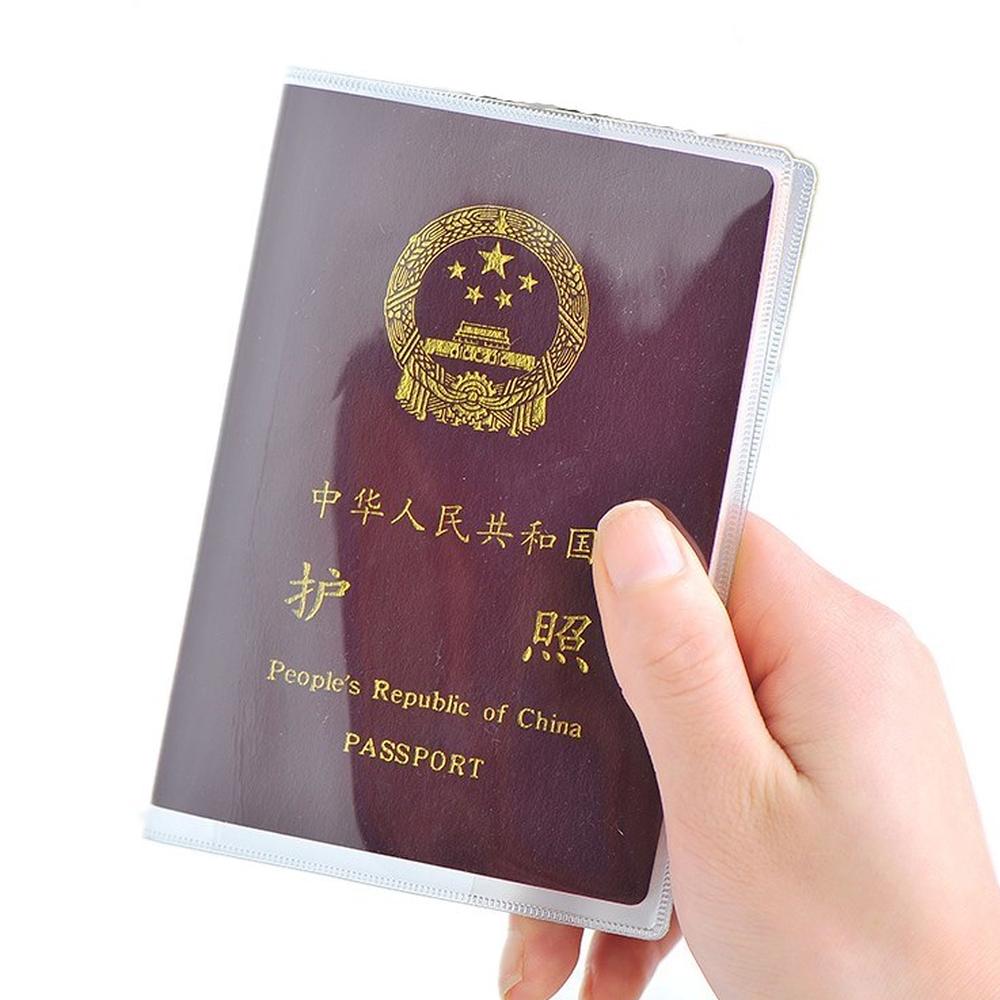 2 шт., прозрачные водонепроницаемые держатели для удостоверений личности, дорожный чехол для паспорта с грязью, чехол-бумажник, защита для паспорта, чехол для кредитной карты из ПВХ