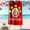 Galatasaray Flame Print Beach Towel, Large Soft Quick Dry Towel for Beach Camping Swimming