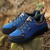 Orange Suede Leather Hiking Shoes Men High Quality Trekking Shoes Men Autumn Winter Hiking Sneakers Couple Shoes zapatos hombre
