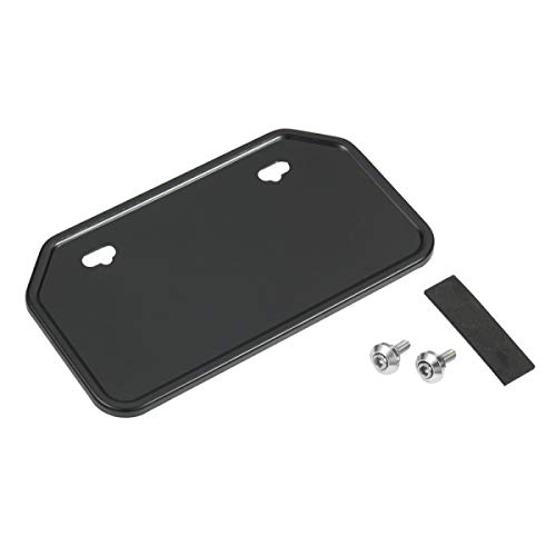 Центр запчастей для велосипедов 900111 Основа номерного знака, 1,8 - 4,2 жидких унции (50 куб. см - 125 куб. см), Форма горы, Черный