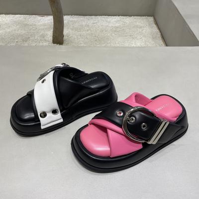 Дизайнер моды Мода Женские Повседневные Шлепанцы С Открытым Носком Уличные Женские Шлепанцы На Платформе С Перекрестной Шнуровкой Мягкая Подошва Женские Пляжные Шлепанцы Сандалии