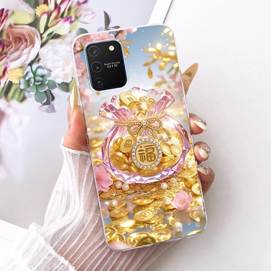 Чехол для Samsung Galaxy S10 Lite SM-G770F, Роскошный чехол с рисунком «Дерево и бабочки», Мягкий силиконовый чехол для телефона, Сумки для Samsung S10 Lite
