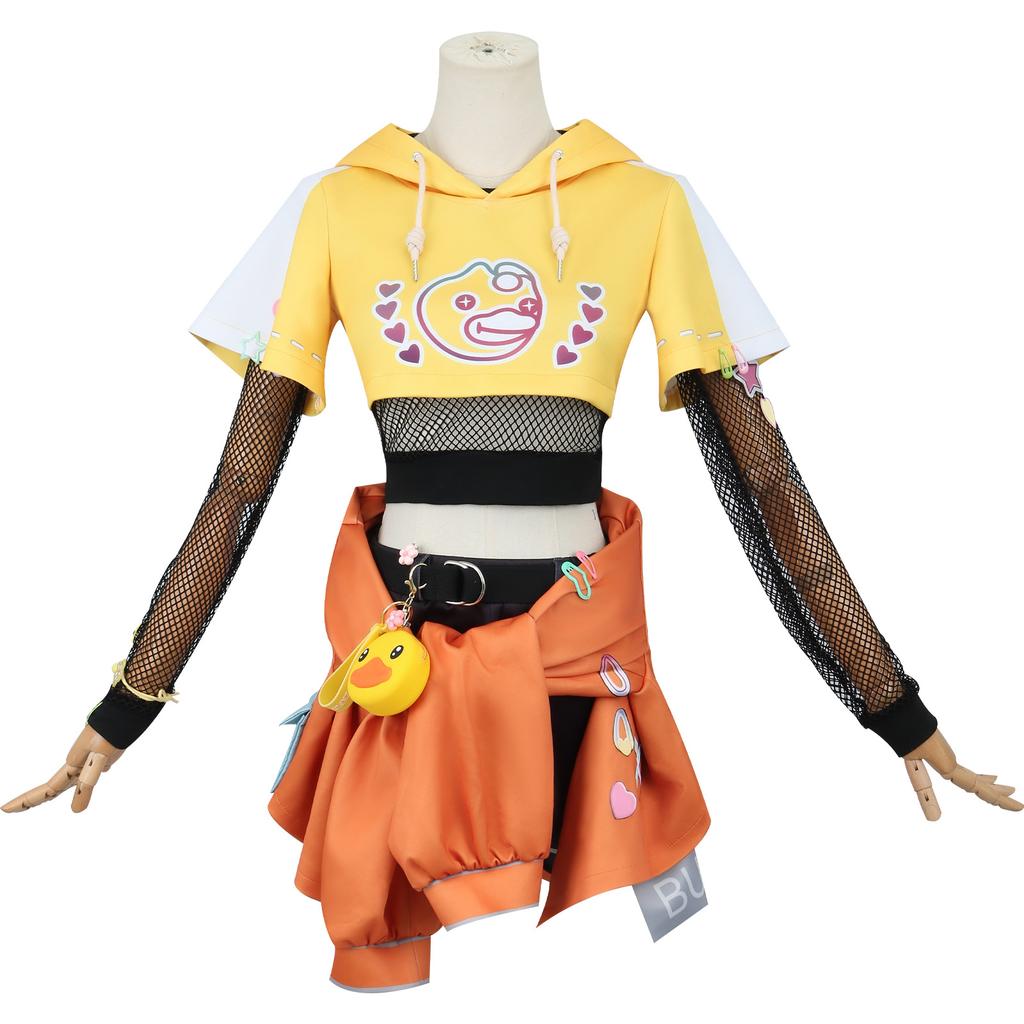 The fifth personality cos serve the little yellow duck, the second round of linkage, Qizhen perfumer buffy cosplay game clothing