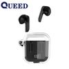 Transparent Shell Bluetooth Headset Semi-in-ear Digital Display Wireless Headset Sports Headset Long Battery Life