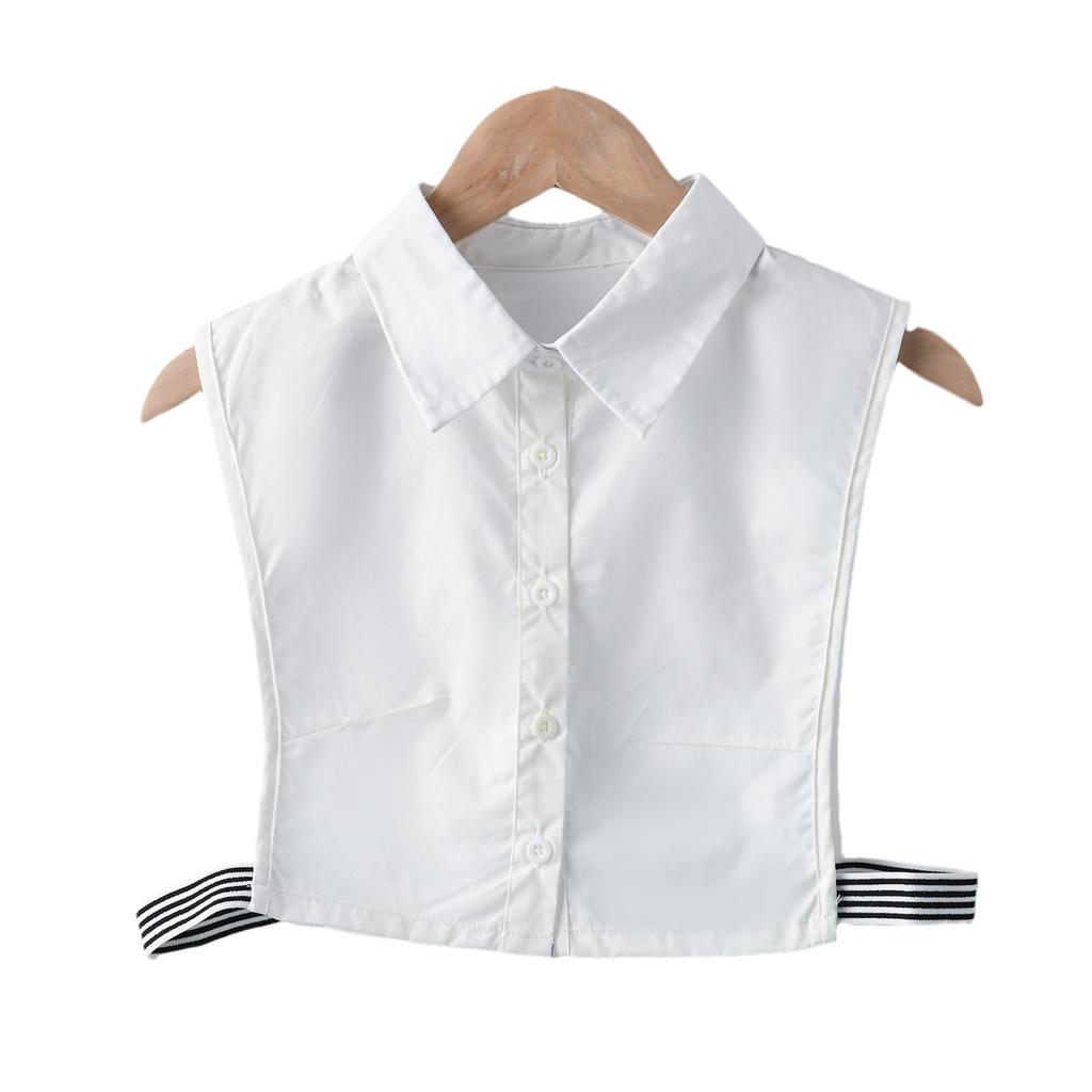 Business White Fake Collars Woman Removable Shirt Collar Insert Sweater White Lace Fake Shirt Collar Decorative