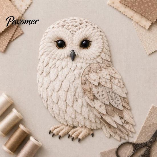 Тканевый Подарок для Женщин 3D Птица Пэчворк Набор, DIY Колибри Сова Шитье Текстиль Настенное Искусство Ручная Работа Набор для Творчества Домашний Декор Ручная Вышивка