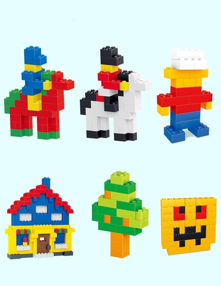 Массовые строительные блоки, 16 цветов, 500 г, 300 шт., детские развивающие игрушки, сделай сам, бесплатная сборка, креативный подарок, минифигурка