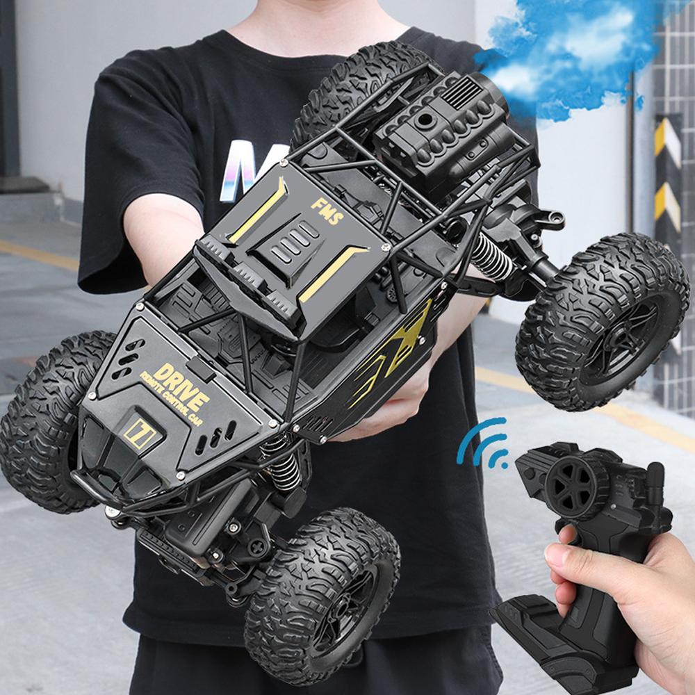 Новый 4/6WD Радиоуправляемый Автомобиль со Светодиодной Подсветкой 2.4G Внедорожник Скалолазный Распыляющий Гоночный Автомобиль Пульт Дистанционного Управления Электромобиль Устойчивый к Падениям Игрушки для Мальчиков