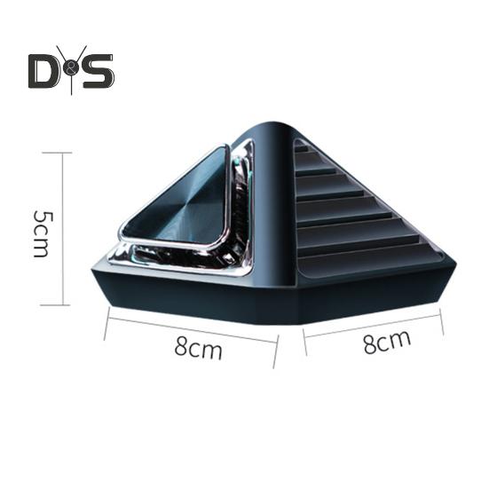 Автомобильная ароматерапия, алюминиевый сплав, креативная пирамида, дезодорация салона автомобиля, парфюм, освежитель воздуха для автомобиля