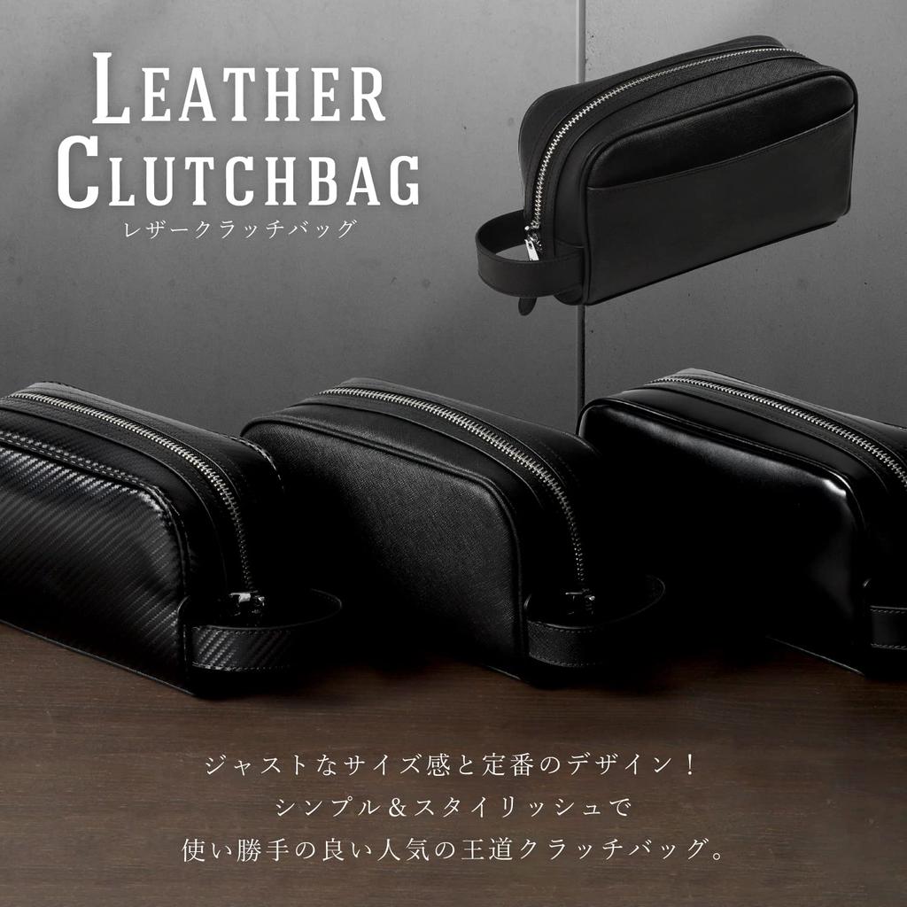 Сумка-клатч свадебная из натуральной кожи брендовая кожаная вторая сумка торжественный случай популярная стильная мужская ручка черная [PHLOX] мужская (Саффиано