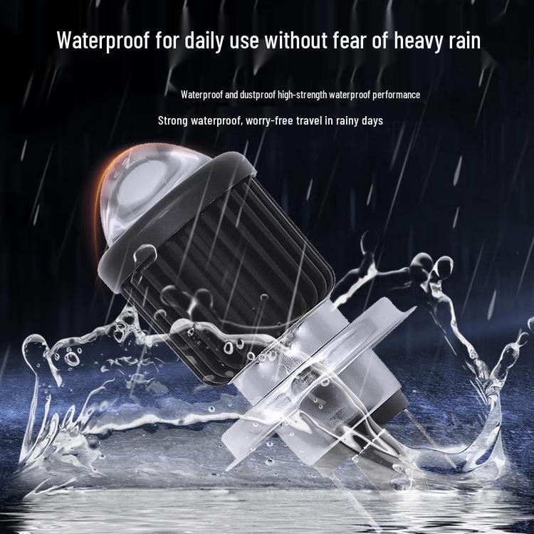 Super Bright LED Motorcycle Headlight for Electric Tricycle - Double Claw, High/Low Beam, Spotlight